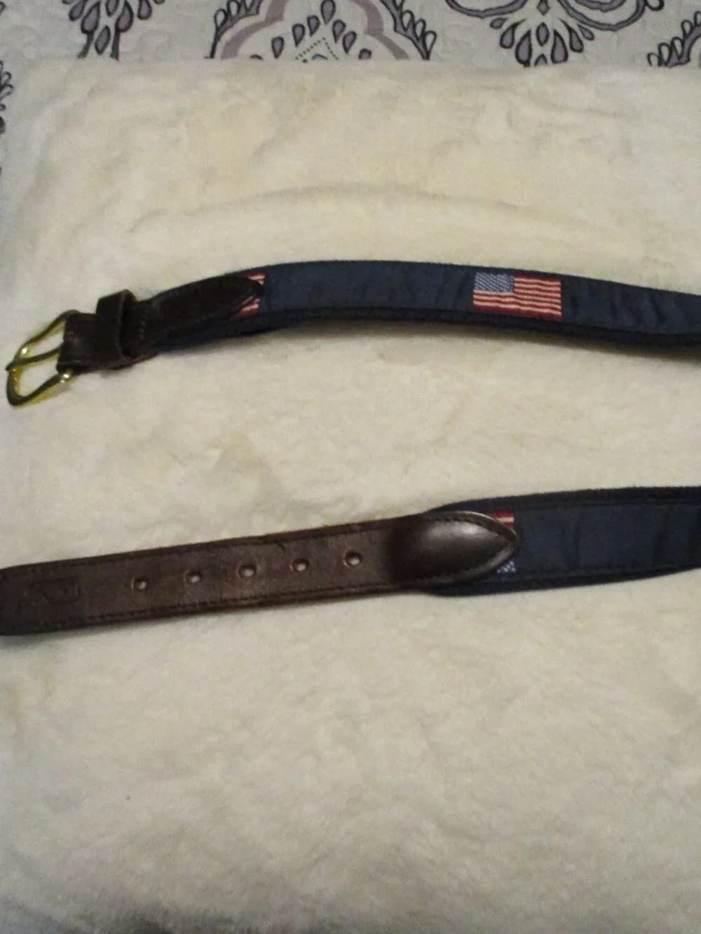 Vineyard Vines belt Patriotic American Flag size 24